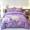 91家纺网 家纺一手货源 找家纺 雲归梦 2023年新款加厚全棉生态磨毛大版四件套 秋月迷人紫