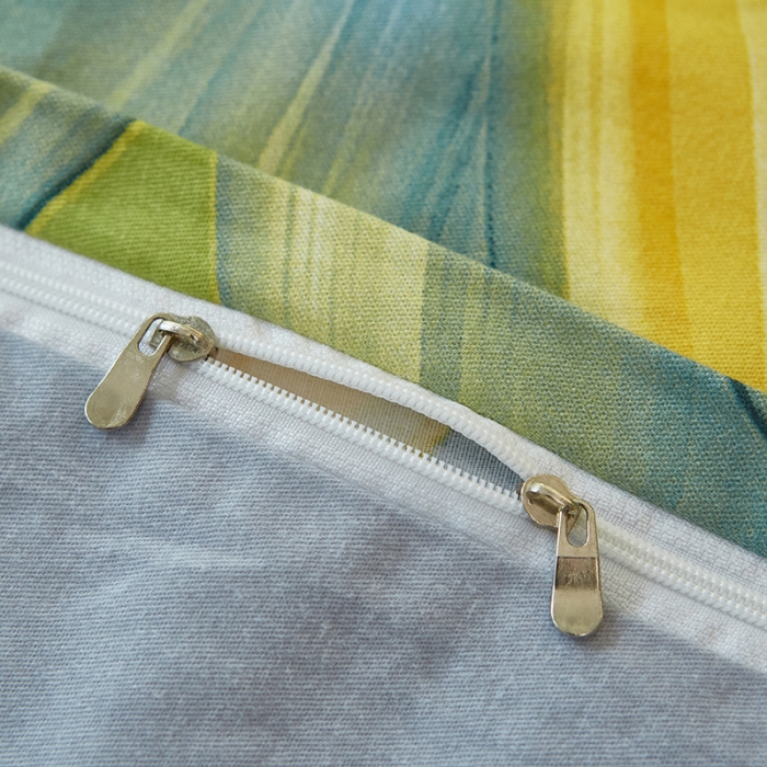 91家纺网 家纺一手货源 找家纺 雲归梦 2023年新款加厚全棉生态磨毛大版四件套 灿烂绿