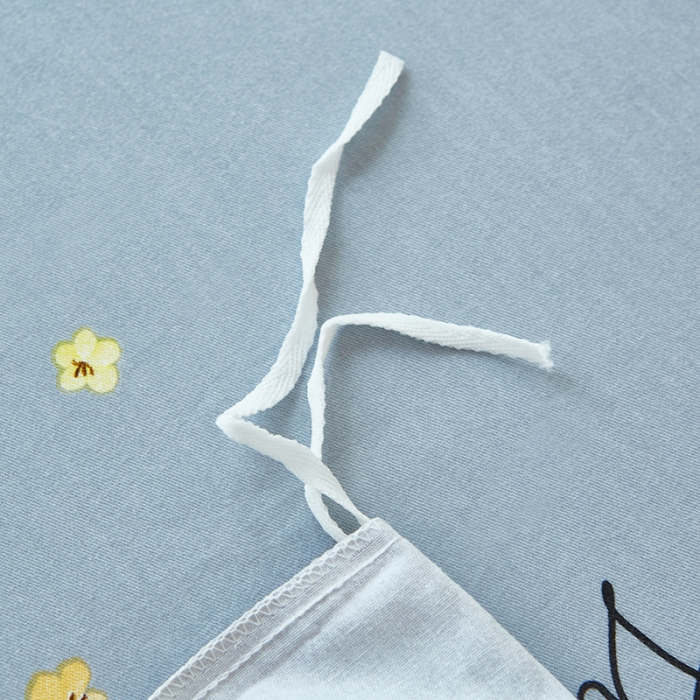 91家纺网 家纺一手货源 找家纺 雲归梦 2023年新款加厚全棉生态磨毛大版四件套 迷你花园桔