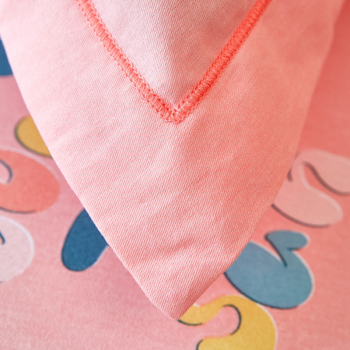 91家纺网 家纺一手货源 找家纺 雲归梦 2023年新款加厚全棉生态磨毛大版四件套 米菲