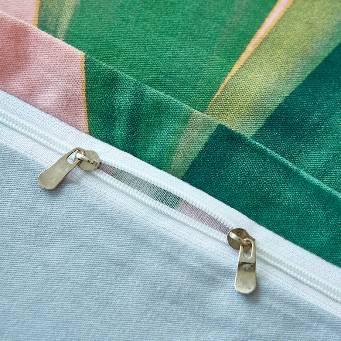 91家纺网 家纺一手货源 找家纺 雲归梦 2023年新款加厚全棉生态磨毛大版四件套 轻吟花语粉