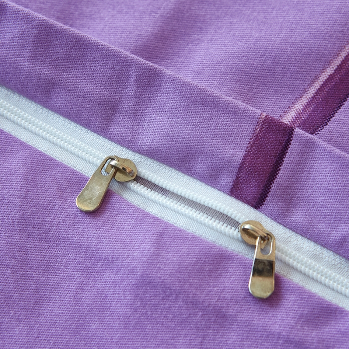 91家纺网 家纺一手货源 找家纺 雲归梦 2023年新款加厚全棉生态磨毛大版四件套 秋月迷人紫