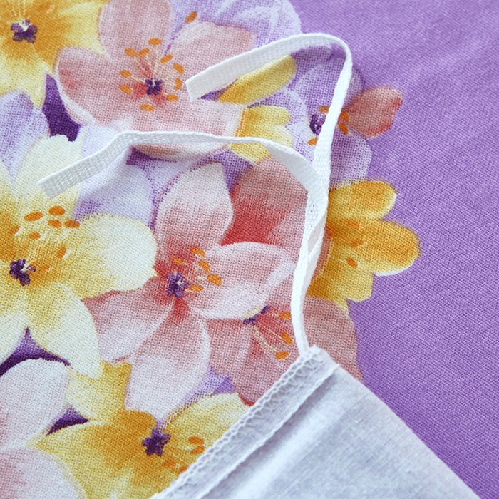 91家纺网 家纺一手货源 找家纺 雲归梦 2023年新款加厚全棉生态磨毛大版四件套 秋月迷人紫