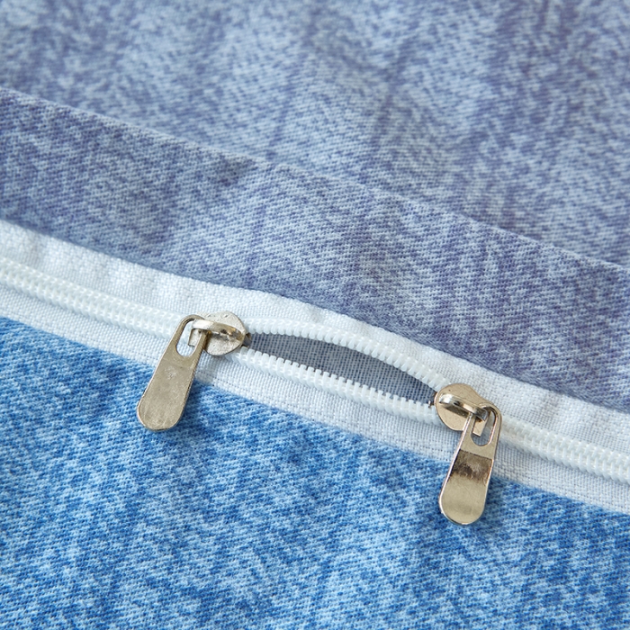 91家纺网 家纺一手货源 找家纺 雲归梦 2023年新款加厚全棉生态磨毛大版四件套 维意蓝