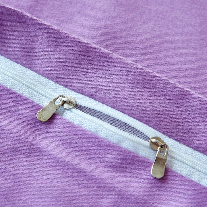 91家纺网 家纺一手货源 找家纺 雲归梦 2023年新款加厚全棉生态磨毛大版四件套 意韵诗境紫