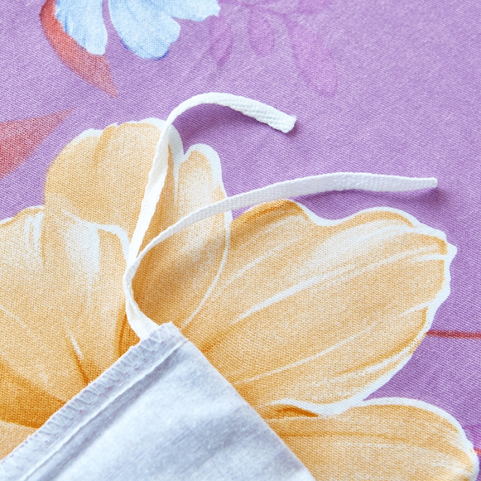 91家纺网 家纺一手货源 找家纺 雲归梦 2023年新款加厚全棉生态磨毛大版四件套 意韵诗境紫