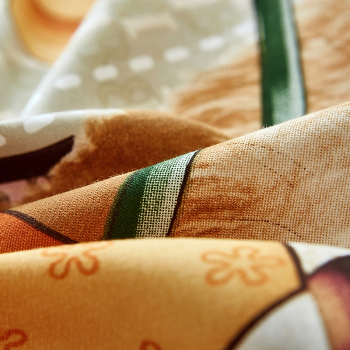 91家纺网 家纺一手货源 找家纺 雲归梦 2023年新款加厚全棉生态磨毛大版四件套 遇见粉