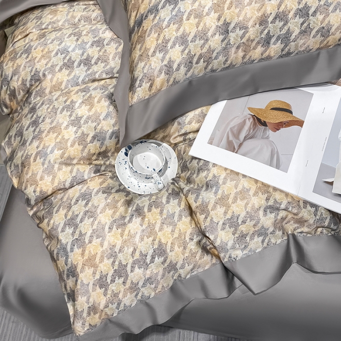 91家纺网 家纺一手货源 找家纺 （总）氧家 2025新款100支全棉数码印花四件套