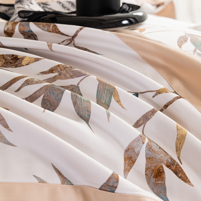 91家纺网 家纺一手货源 找家纺 氧家 2025新款100支全棉数码印花四件套 风雅颂米