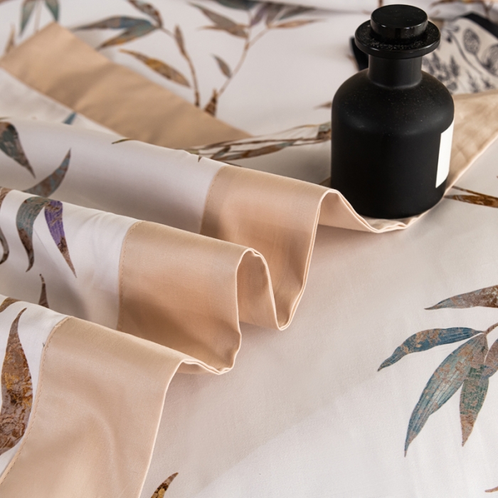 91家纺网 家纺一手货源 找家纺 氧家 2025新款100支全棉数码印花四件套 风雅颂米