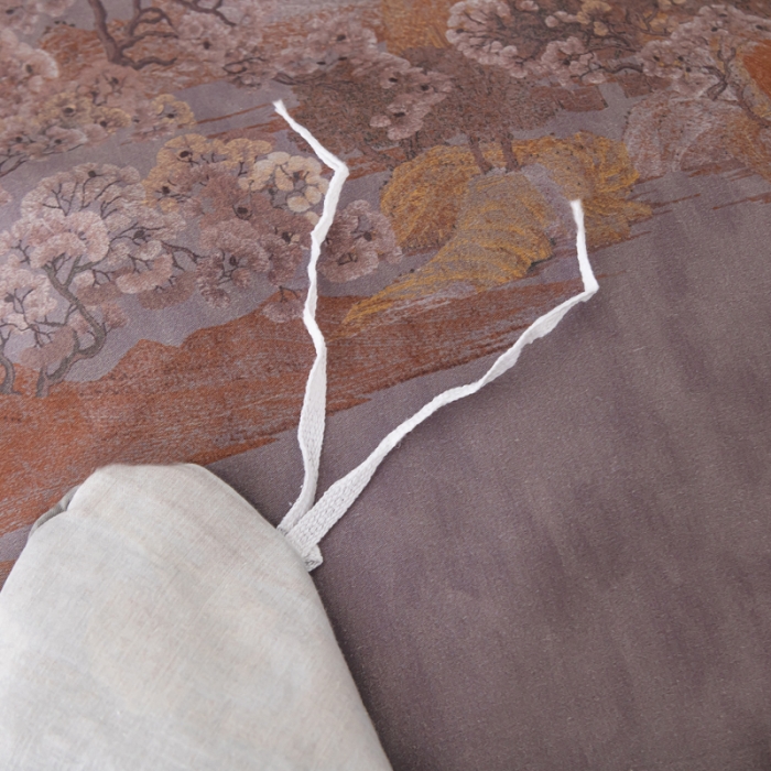 91家纺网 家纺一手货源 找家纺 氧家 2025新款100支全棉数码印花四件套 堪培拉都灰