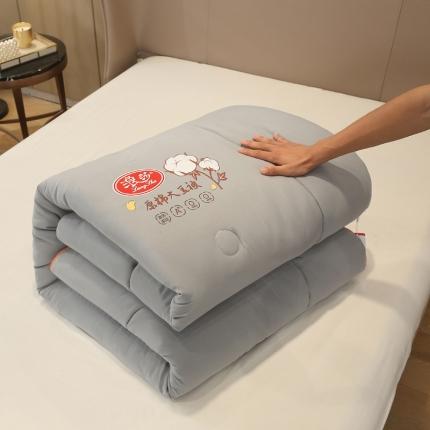 91家纺网 家纺一手货源 找家纺 （总）招财狼床垫 2023新款浪莎A类原棉大豆被冬被被芯