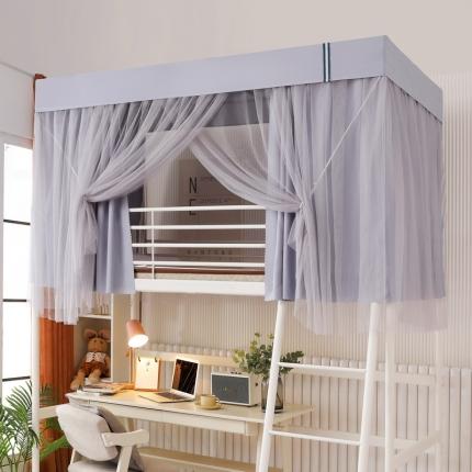 91家纺网 家纺一手货源 找家纺 夏彩 2023新款纯色学生宫廷88275 浅灰色