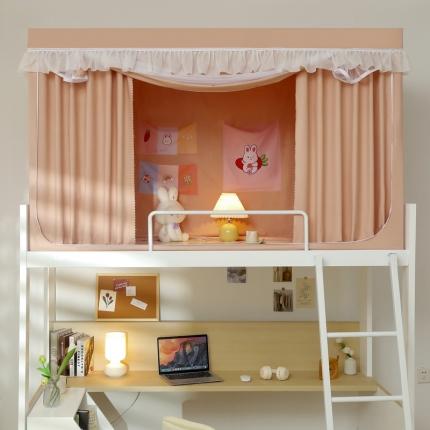 91家纺网 家纺一手货源 找家纺 夏彩 88575加强遮光涂层窗帘学生上下铺拉链蚊帐 88557-仙女玉