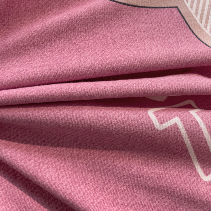 91家纺网 家纺一手货源 找家纺 品乐家纺 2023新款全棉喷气磨毛印花四件套 满天星-紫