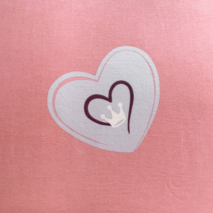 91家纺网 家纺一手货源 找家纺 品乐家纺 2023新款全棉喷气磨毛印花四件套 微笑天使-粉