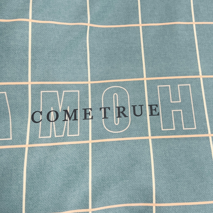 91家纺网 家纺一手货源 找家纺 品乐家纺 2023新款全棉喷气磨毛印花四件套 夏洛特-绿