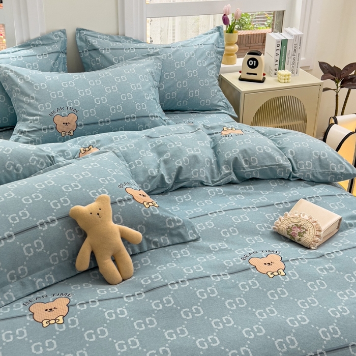 91家纺网 家纺一手货源 找家纺 品乐家纺 2023新款全棉喷气磨毛印花单被套 风尚之约-兰