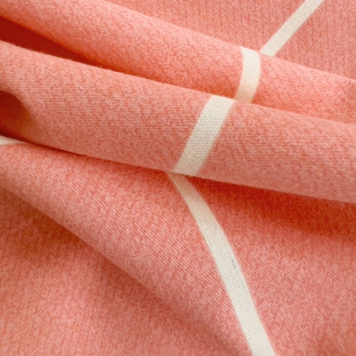 91家纺网 家纺一手货源 找家纺 品乐家纺 2023新款全棉喷气磨毛印花单被套 福布斯-桔