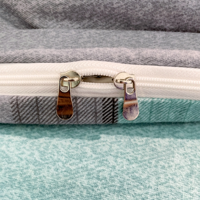 91家纺网 家纺一手货源 找家纺 品乐家纺 2023新款全棉喷气磨毛印花单被套 里斯本-绿