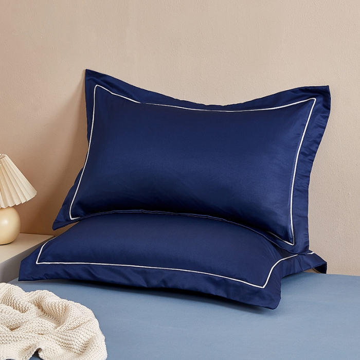 91家纺网 家纺一手货源 找家纺 （总）丰淘 2023新款水洗真丝纯色枕套