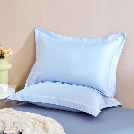 丰淘 2023新款水洗真丝纯色枕套 水洗真丝-湖蓝
