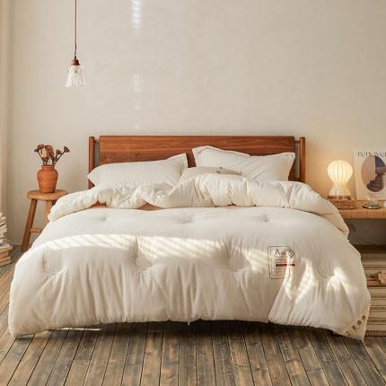 91家纺网 家纺一手货源 找家纺 （总）莱宁被业 2023新款A类无染原棉大豆冬被