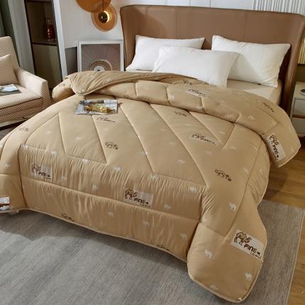 91家纺网 家纺一手货源 找家纺 （总）莱宁被业 2023新款臻品驼毛被