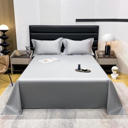 91家纺网 家纺一手货源 找家纺 柠馨2023新款都市贵族系列13376铂金新疆长绒棉纯色单品系列 绅士灰-单床单