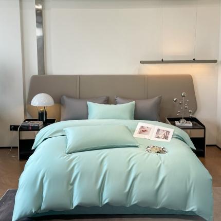 柠馨2023新款都市贵族系列13376铂金新疆长绒棉纯色单品系列 繁星蓝-单被套