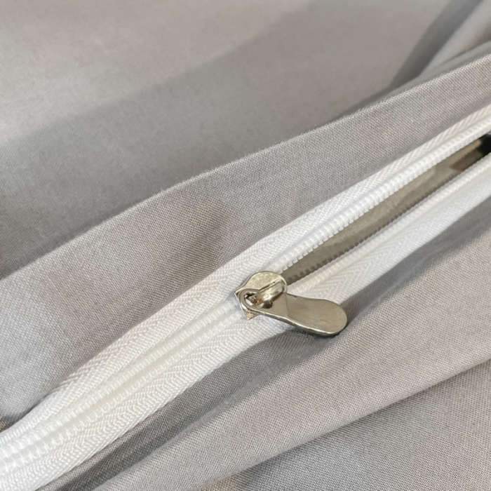 91家纺网 家纺一手货源 找家纺 柠馨2023新款都市贵族系列13376铂金新疆长绒棉纯色单品系列 冰川灰-单被套