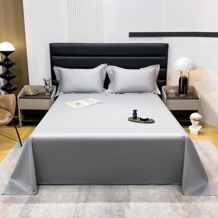 柠馨2023新款都市贵族系列13376铂金新疆长绒棉纯色单品系列 绅士灰-单床单