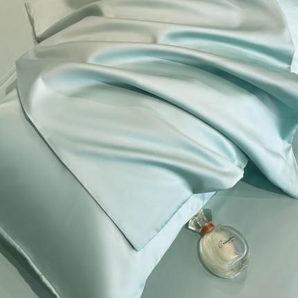 柠馨2023新款都市贵族系列13376铂金新疆长绒棉纯色单品系列 繁星蓝-单枕套