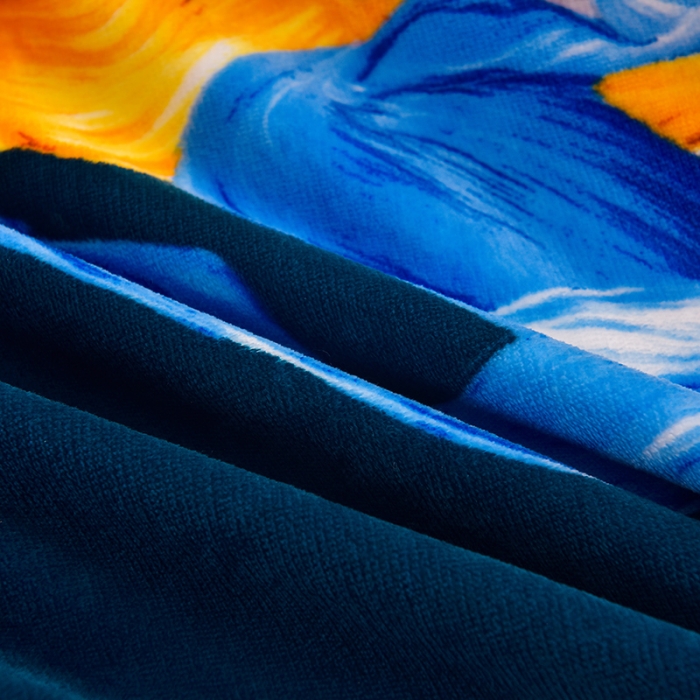 91家纺网 家纺一手货源 找家纺 芯诗曼 2025新款牛奶绒印花单被套 发财鹿