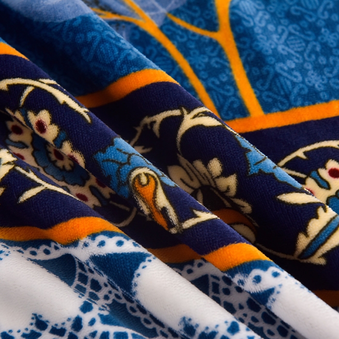 91家纺网 家纺一手货源 找家纺 芯诗曼 2025新款牛奶绒印花单被套 叶叶相思