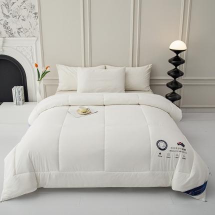 91家纺网 家纺一手货源 找家纺 2024新款进口澳洲纯羊毛被冬被被子被芯春秋被 无异味 不钻毛