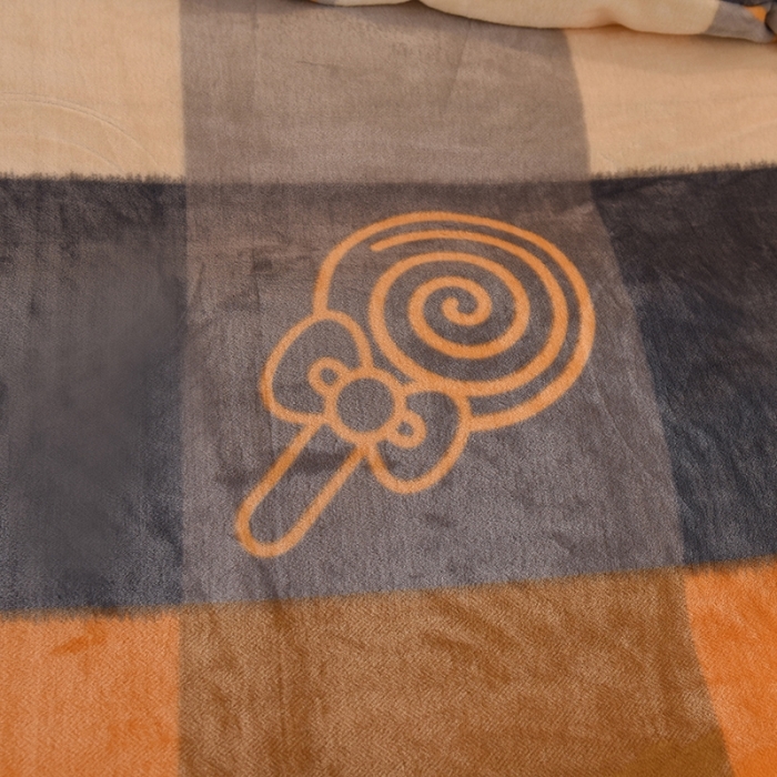 91家纺网 家纺一手货源 找家纺 甜之梦家纺 2025新款韩版泥点绒单被套（任何尺寸都可定做） 玛奇朵