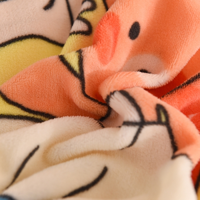 91家纺网 家纺一手货源 找家纺 甜之梦家纺 2025新款韩版泥点绒单被套（任何尺寸都可定做） 泡泡公主