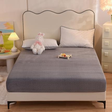 91家纺网 家纺一手货源 找家纺 总甜之梦家纺 2025新款韩版泥点绒单床笠（任何尺寸异型缺角都可定做）