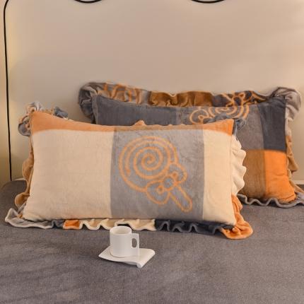 91家纺网 家纺一手货源 找家纺 （总）甜之梦家纺 2025新款韩版泥点绒单品枕套