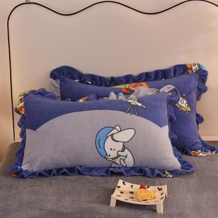 91家纺网 家纺一手货源 找家纺 （总）甜之梦家纺 2025新款韩版泥点绒单品枕套