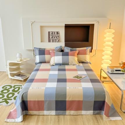 91家纺网 家纺一手货源 找家纺 （总）帛织澜家纺 2025新款12868全棉喷气印花床单单件