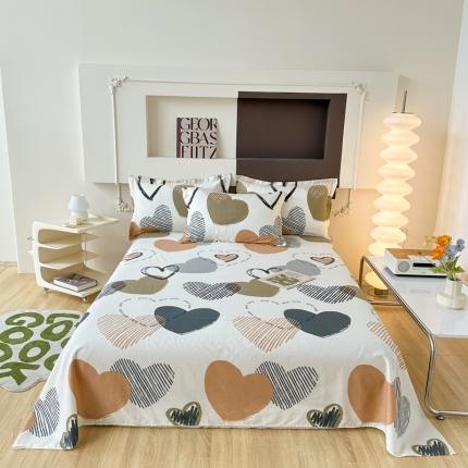 91家纺网 家纺一手货源 找家纺 （总）帛织澜家纺 2025新款12868全棉喷气印花床单单件