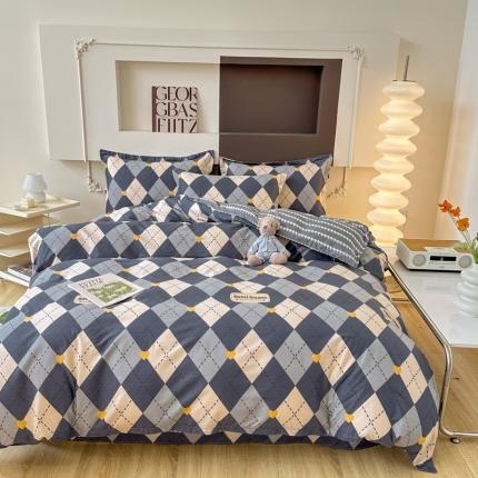 91家纺网 家纺一手货源 找家纺 （总）帛织澜 12868全棉喷气印花四件套