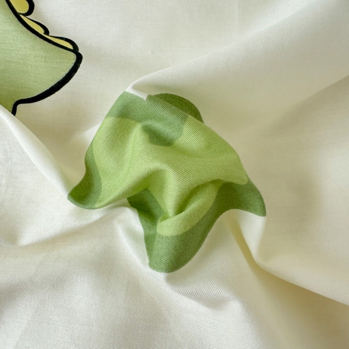 91家纺网 家纺一手货源 找家纺 帛织澜 12868全棉喷气印花四件套-呆萌宝贝