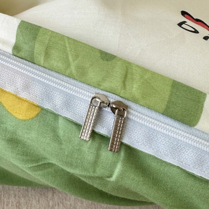 91家纺网 家纺一手货源 找家纺 帛织澜 12868全棉喷气印花四件套-呆萌宝贝