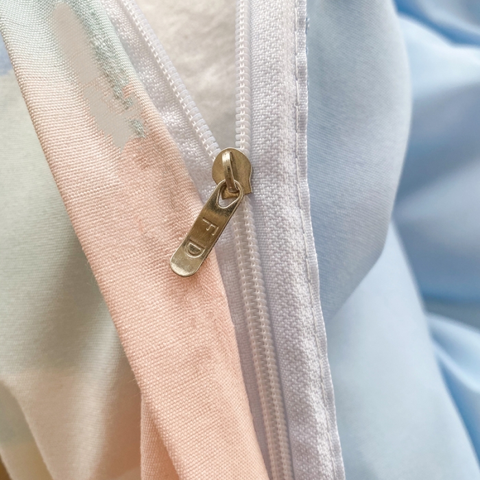 91家纺网 家纺一手货源 找家纺 （总）菲度家纺 2023新款小清新简约亲肤芦荟棉四件套