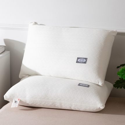 91家纺网 家纺一手货源 找家纺 （总）其乐枕芯 2023新款针织棉护颈学生枕枕芯48*74超30天不退不换 