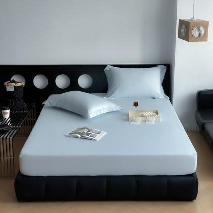 爱丽丝 100支新疆全棉长绒棉纯色单品床笠 天蓝