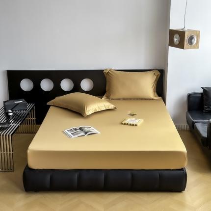 爱丽丝 100支新疆全棉长绒棉纯色单品床笠 驼色